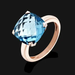 ring Poppy Blue Swiss Blue
